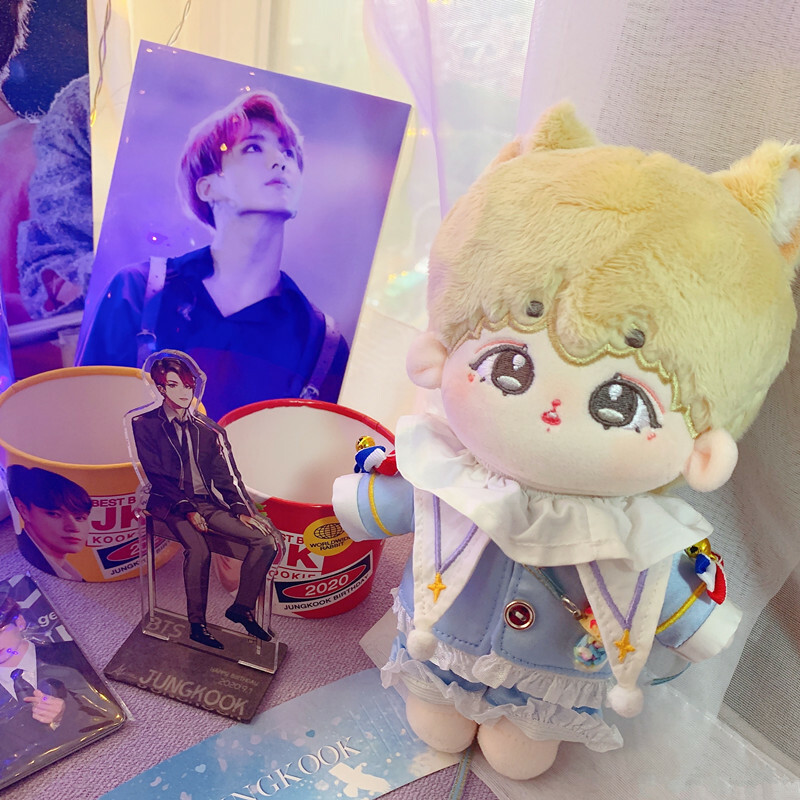 20cm KPOP Bangtan Boy Plush Cute JUNGKOOK Doll Idol STAR