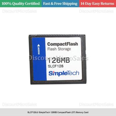 SLCF128JU SimpleTech 128MB CompactFlash (CF) Memory Card