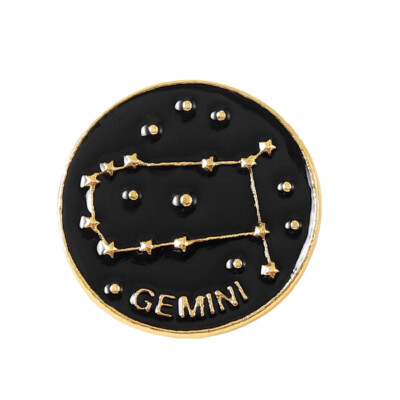 UK Leo Taurus Cancer brooch Aries Scorpio Gemini Brooch Libra Pisces Brooch -