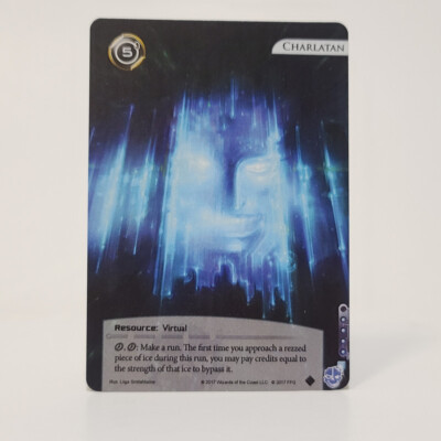 CHARLATAN Organzied Play Promo Card FFG Android Netrunner LCG