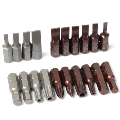 25mm long Mini Magnetic Screwdriver Bit Phillips Torx Slotted Hex Security Bits 