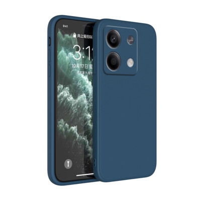 For Xiaomi Redmi Note 13 Pro+ 12S 11 13C Square Liquid Silicone TPU Case Cover