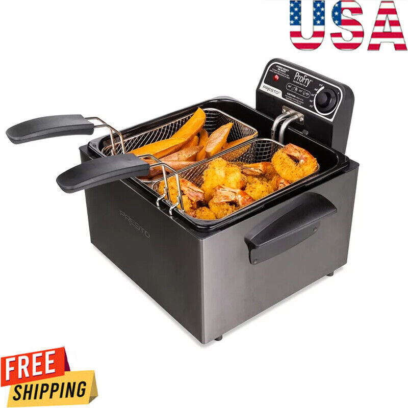 Adjustable Thermostat 12 Cup Food Capacity Black New
