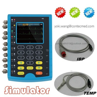 MS400 Touch Screen ECG Simulator Multi-parameter RESP TEMP IBP Patient Monitor