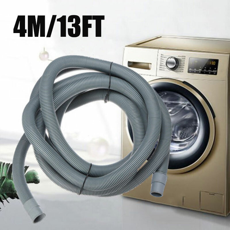 4M Washing Machine Dishwasher Drain Hose Outlet Flexible Extension Kit