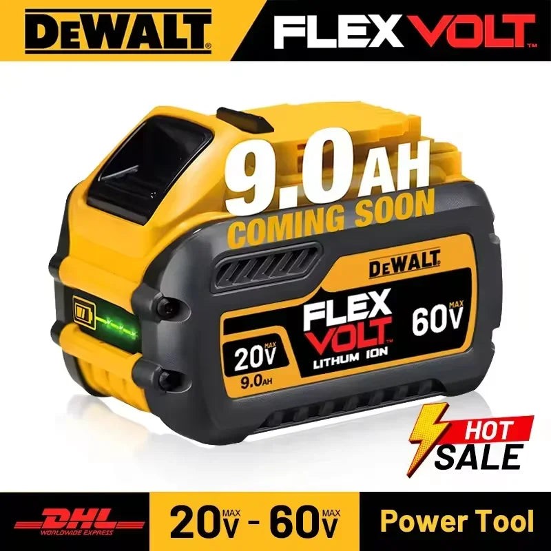 DeWalt batteries, power tool batteries, DCB200 MAX，20V，60V，9000mAh