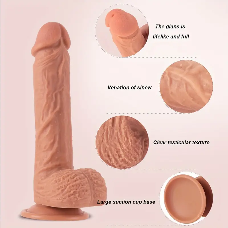 Dildo Suction Cup Anal Vagina Sex Toy For Women FULTRA Realistic Waterproof Gift