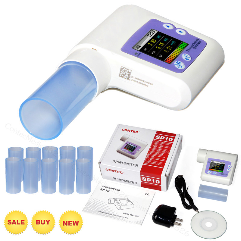 Digital Spirometer Lung Breathing Diagnostic Vitalograph Spirometry