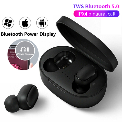 Bluetooth Wireless TWS Earbuds Stereo Bass Earphone Charging Dock/Display/Mirror