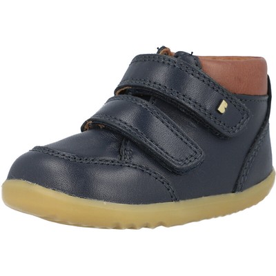 Bobux Step Up Timber Navy Leather Ankle Boots