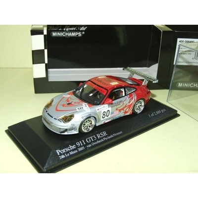 PORSCHE 911 GT3 RSR N°80 LE MANS 2005 1:43 13ème