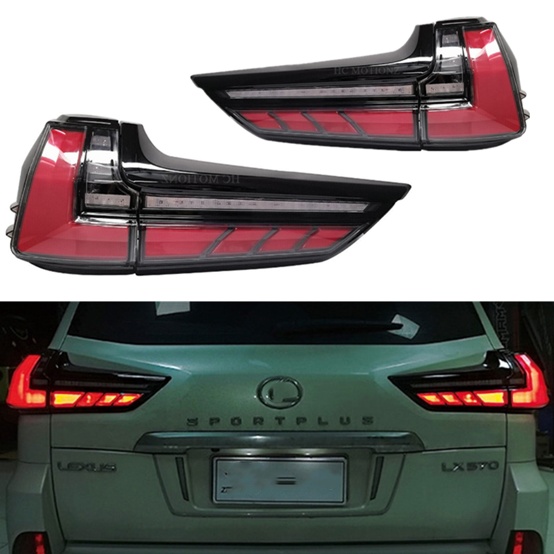 For Lexus LX 570 16-21 LED Tail Lights Smoked LX570 Rear