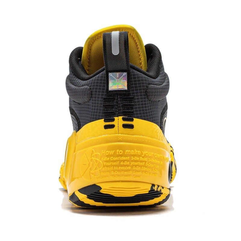 Pre-owned Li-ning Way Of Wade 10｜caution｜men's Competition Basketball Shoes Abas115-10 In Yellow