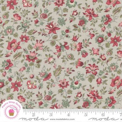 Moda ANTOINETTE 13952 12 Smoke Gray Floral FRENCH GENERAL Quilt Fabric