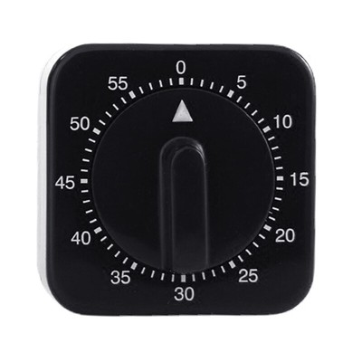 Kitchen Cooking Timer Portable Square Shaped Timer 60 Minutes Mechanical Timer