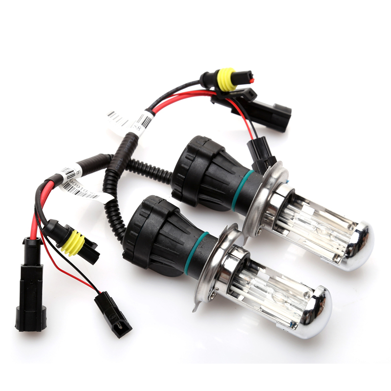 Coppia Luci Lampadine Lampade Xeno Xenon Auto Moto HID Bulb H4 6000K hsb