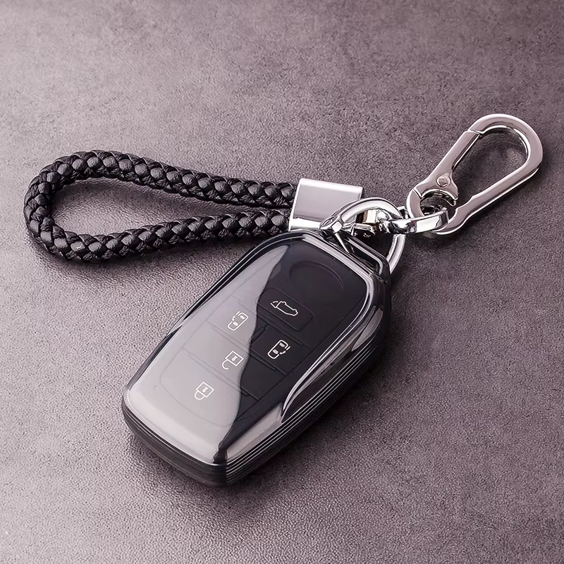 Transparent Black Soft TPU for TOYOTA Sienna RAV4 VENZA Mirai Hybrid Vehicles Al