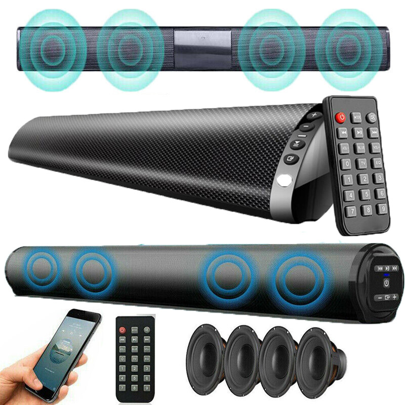 Powerful TV Sound Bar Home Theater Subwoofer Soundbar with Bluetooth Wireless