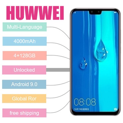 Huawei Y9 2019 Smartphone 4+128GB 6.5inch Global ROM Unlocked Android 9.0