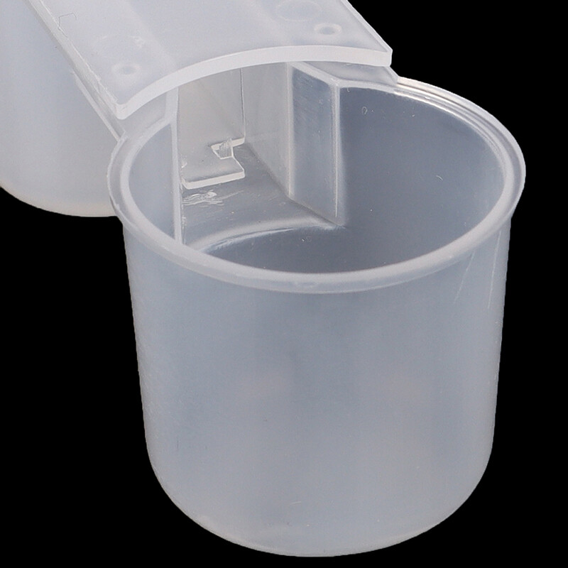 5Pcs Plastic Bird Feeder Clear Water Bottle Drinker Cup for Pigeon BirdJCAUJ&AA