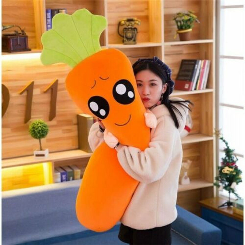 120cm 47 Cute Huge Carrot Pillow Big Plush Toy Girl Giant