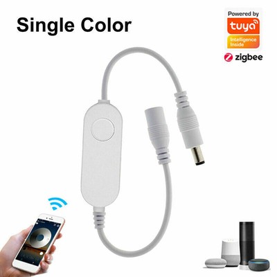 TUYA Zigbee Smart Life APP Led Dimmable Controller Voice for Single Color STRIP