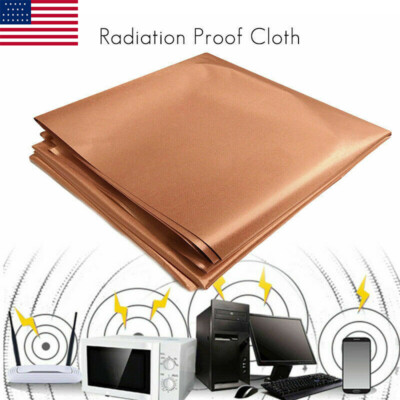 US EMF Protection Copper Fabric-Blocking RFID Radiation Singal Wifi EMI EMP RF