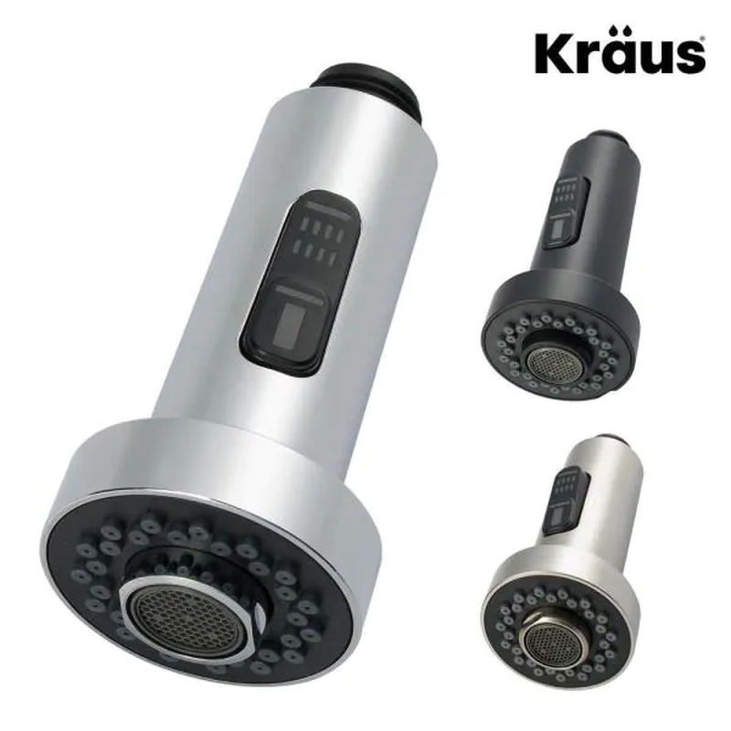 KRAUS Kitchen Faucet Spray Replacement Sprayer Part Repair Accessory Head Chrome