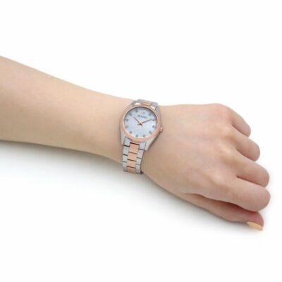 Pre-owned Bulova Multicolour Womens Analogue Watch Surveyor 98p207