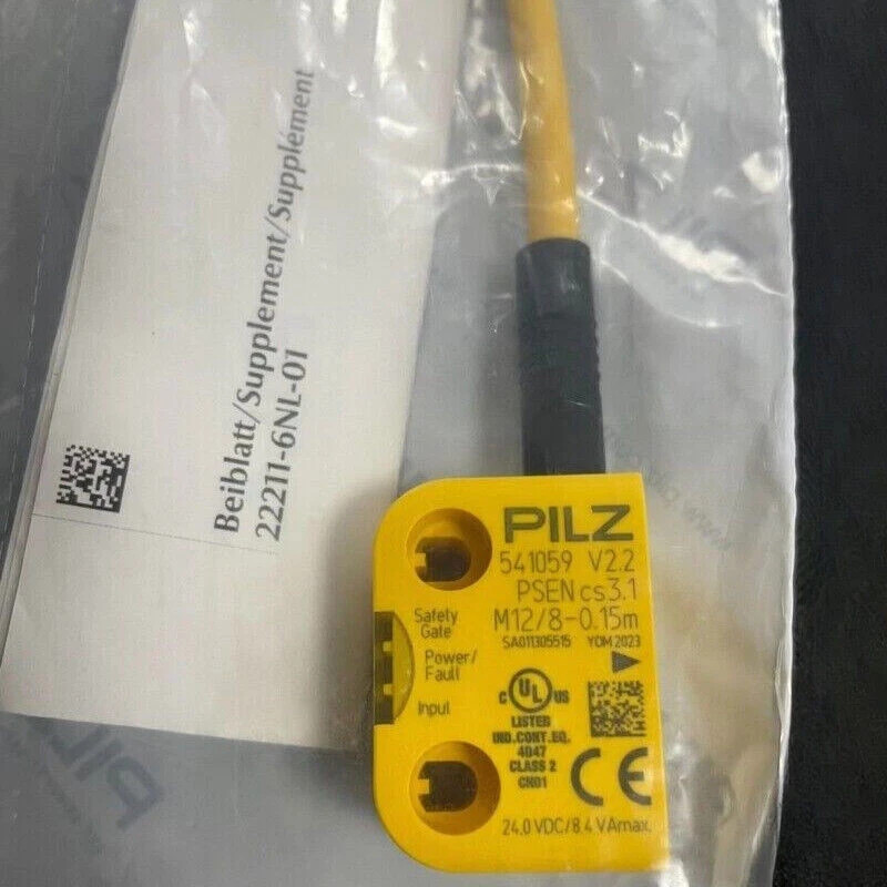 541059 Safety Switch cs3.1 M12/8-0.15m 1switch PILZ (NEW, SEALED)