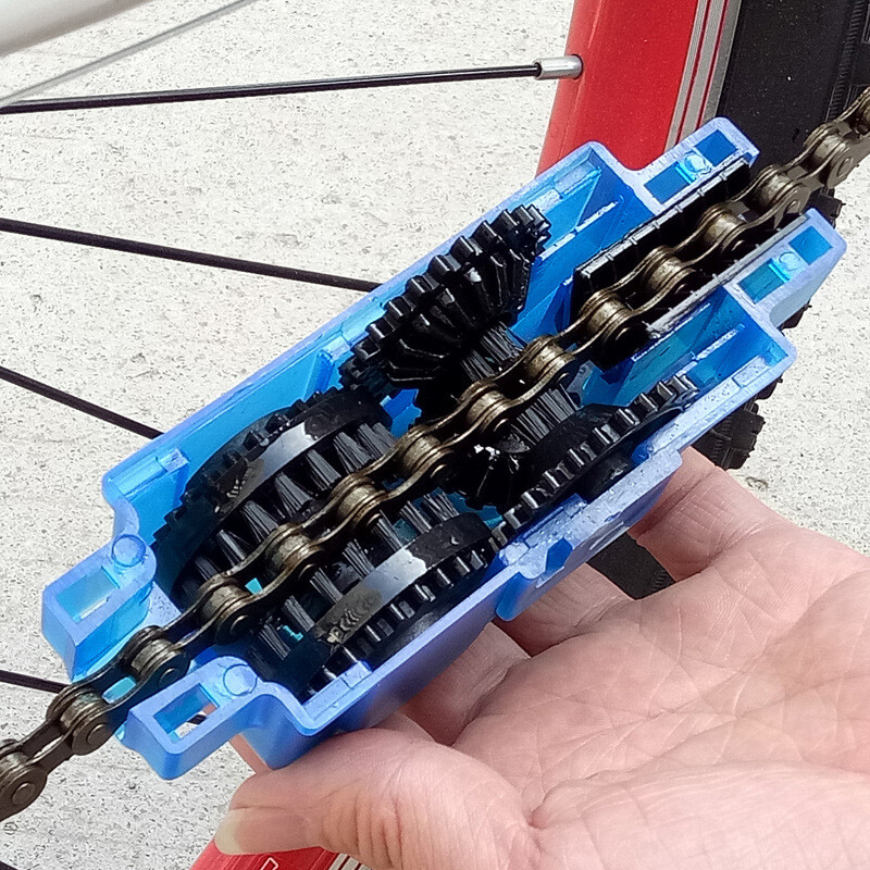 4pcs Bicycle Chain Cleaner Bike Chain Cycling Cleaning Kit F