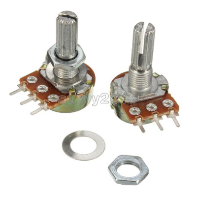 5 pcs 5K Ohm B5K Linear Rotary Taper Potentiometer