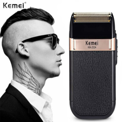 Men's Electric BEARD SHAVER Trimmer Razor Rechargeable Hair Shaving Machine USB