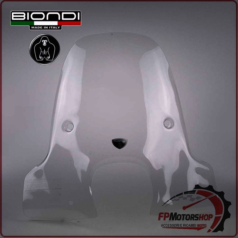 KIT PARABREZZA + ATTACCHI PER SCOOTER PIAGGIO BEVERLY 125 300 350 10>20 BIONDI