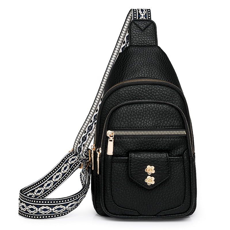 Women’s Sling Crossbody Bag 🎒 Vegan Leather Fanny Pack Travel Shoulder Purse