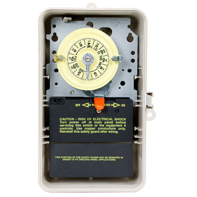 INTERMATIC T101P3 Pool Spa Timer Indoor/Outdoor 110/120V 24hr  Mechanical Timer