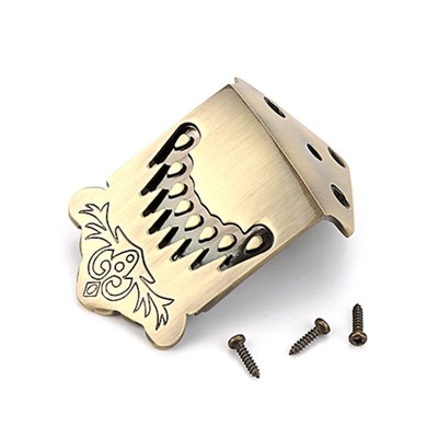 Guitar Parts Set Mandolin Tailpiece Bridge Replacement Kits with Mounting Screws