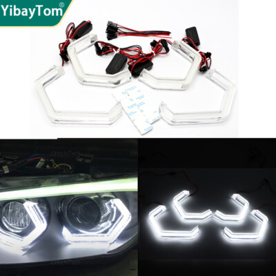 Bright Durable DTM M4 style LED Angel Eyes Halo Ring for BMW 3 series E92 E93 M3