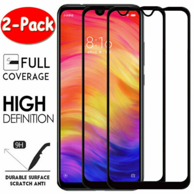 FULL Tempered Glass Screen Protector 2TFor Xiaomi Redmi Note10S 10 9 9S 8 7 6Pro