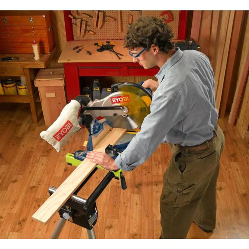 Saw Stand Miter Quick Release Mount Tool-Less Height Adjustment Home Jobsite NEW