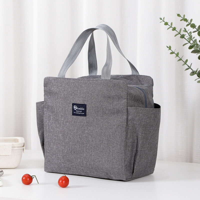Portable Lunch Bag Thermal Insulated Lunch Box Tote Cooler Bag Food Storage Bags