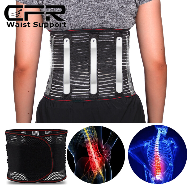 Atmungsaktiver  Rückenbandage Rücken Stützgürtel Lendenwirbelstütze Lumbo Gürtel