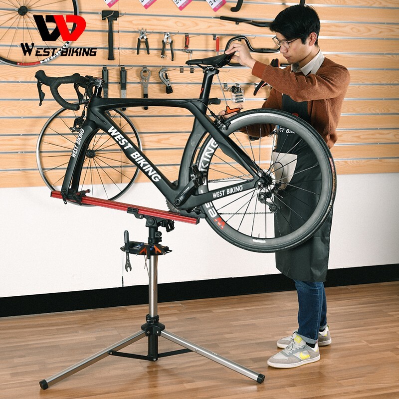 WEST BIKING Maintenance Bike Repair Stand Workstand Foldable Bike Mechanic Tool