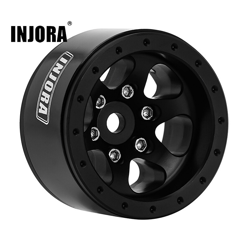 Injora Beadlock 1.0 Felgen -4,7mm FÃ¼R 1/18 1/24 Trx4m Ascent18 Scx24 Fcx24,4pcs