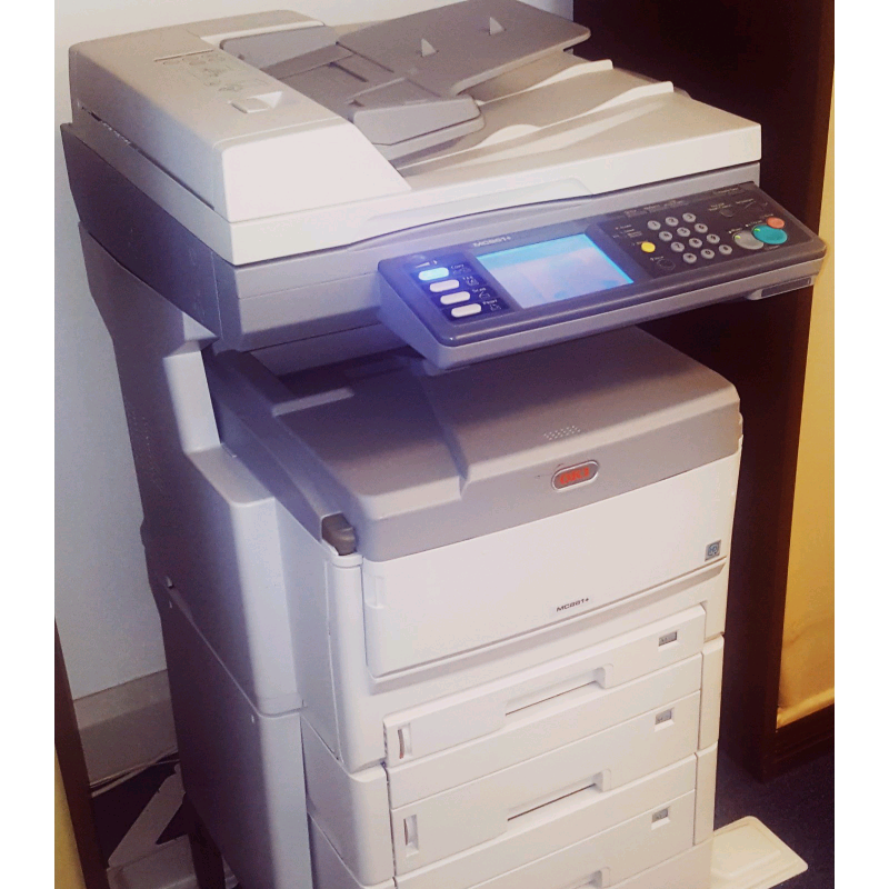 Oki Mc861 Office Colour Printer Copier Scanner With New | Free Nude