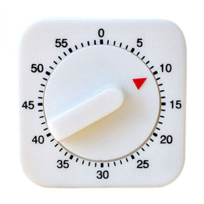 2PC 60 Minutes Manual Timer Mechanical Reminder Alarm Clock Kitchen Timer Baking