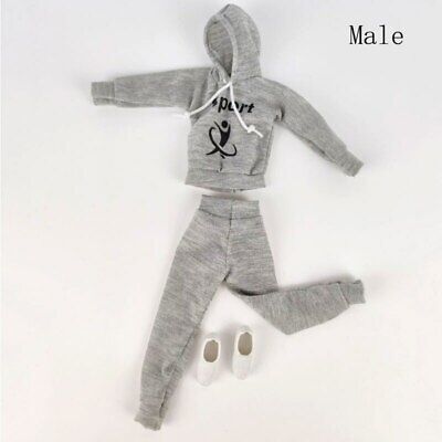 Sports Clothes Set For Ken Boy Doll 1/6 Hoodies Pants Shoes Accessories Outfits