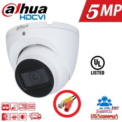 Dahua 5MP Camera IR DOME HD-CVI 2.8mm, IP67, WDR,30m Infrared CVI Model A51BJ02