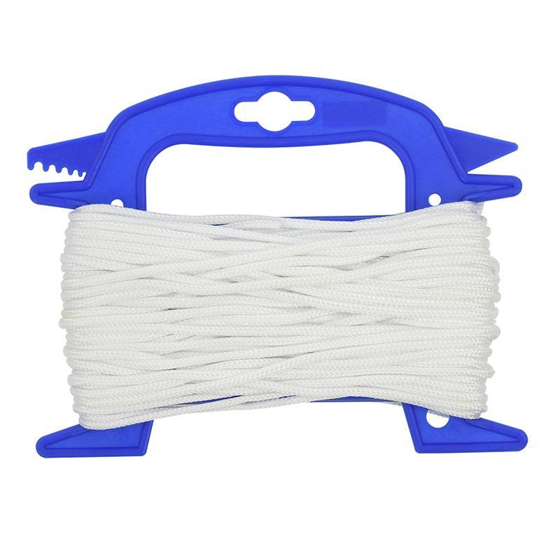 Spannleine, Abspannseil, Zeltleinen, Allzweckleine, Zeltschnur, 4mm x 20m weiss
