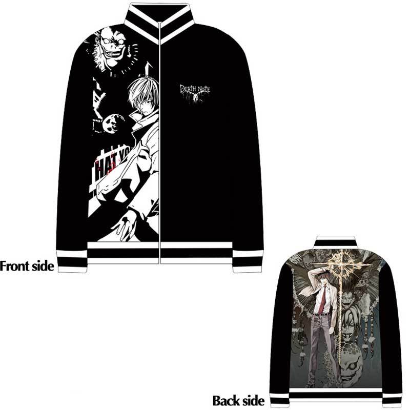 Anime Death Note Jacket Zopper Sweatshirt Hoodie Coat Tamielle Com